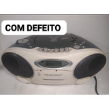 Rádio Boombox Cyber Sound Scr-186pll - Com Defeito 
