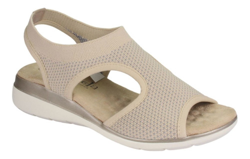 Sandalia Chalada Mujer Floro-4 Beige Casual