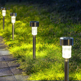 Gigalumi Pack 12 Luces Solares Para Jardín Ip44 Impermeables