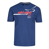 Ski-doo Mens Navy X-team T-shirt  Tee Short Sleeve Crew  Fxt