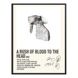 Poster Coldplay Album Music Tracklist Rush Blood Head 45x30