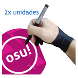 2x Luva De Desenho Tablet Wacom Huion Veikk Dois Dedos  Osu!