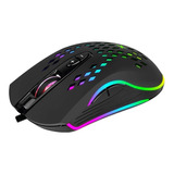 Mouse Gamer Programable Xtrike 7 Colores 6400 Dpi 7 Botones