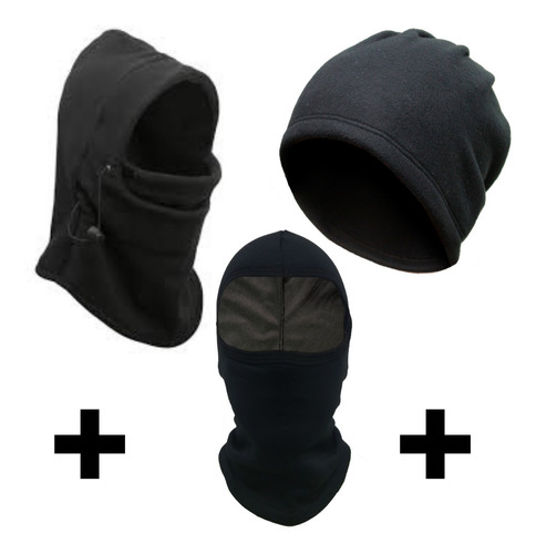 Kit Burberr Balaclava Frio Intenso Gola Soft Toca Ninja Neve