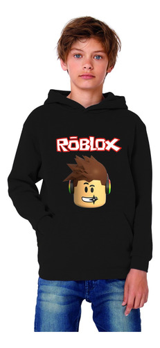 Polerón Canguro Capucha Roblox Cara Estampada Dtf Cod 001