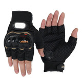 2 Guantes De Proteccion Medio Dedo Bicicleta/moto Pro Biker 