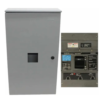Interruptor Siemens 350a Jxd63b350 Sentron 350amp C/gabinete Color Gris
