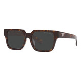 Prada Spr 03zs 2au-08g Square Shape Tortoise Polarized