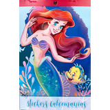 La Sirenita Disney Calcomanias Block De Stickers