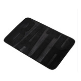 Alfombra Absorvente Antideslizante Baño Bath Black Premium