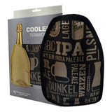 Cooler Térmico Bolsa Preta Com Frase Gel Vinho Espumante