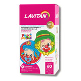 Lavitan Infantil Mastigável Tuti Fruti Vitaminas Crianças 60