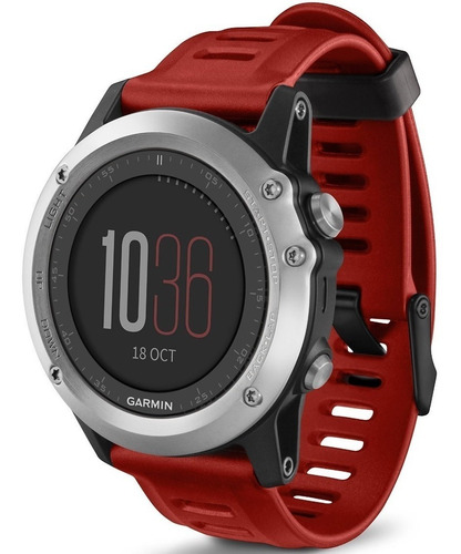 Garmin Fenix 3 Correa Silicona Sin Hrm Gps Smartwatch Rojo