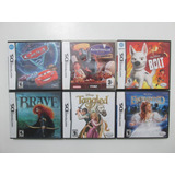 Lote X5 Juegos Disney Originales Para Nintendo Ds