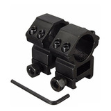 Juego Monturas 20mm Tactica Anilletas Riel Picatinny Airsoft