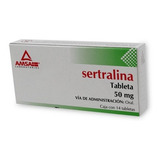 Sertralina 50mg Tabletas Con 14 Sertralina