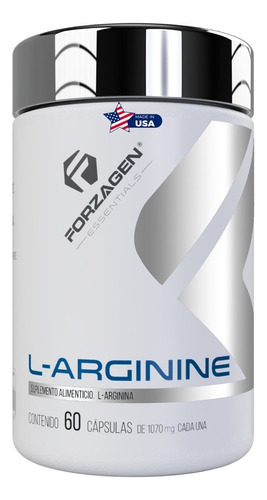 Forzagen Essentials L-arginine 60 Caps | Vasodilatador Sabor Sin Sabor