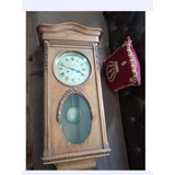 Reloj Antiguo Pared Péndulo Roble Jungnhans Aleman