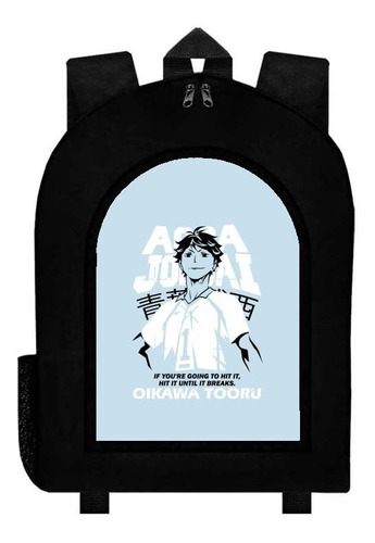 Mochila Negra Haikyuu A41