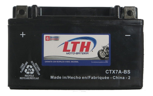 Bateria Gel Moto Italika Carabela Ytx7a-bs Ctx7a-bs Lth