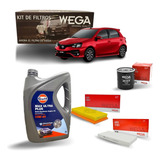 Kit 3 Filtros Wega + Aceite Gulf Toyota Etios 1.5 16v 2016