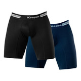 Kit 2 Cuecas Longleg Anti Assadura Masculina Shorts Esportes