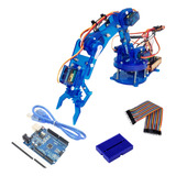 Brazo Robotico Kimo Kit Control Pc + Arduino - Edición Azul