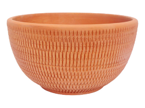 Bowl Vaso De Barro Decorativo Para Suculentas 19x10 Cuia