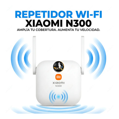 Repetidor Wifi Rompemuros Xiaomi Rango Extendido N300 + Plus | Meses sin interés