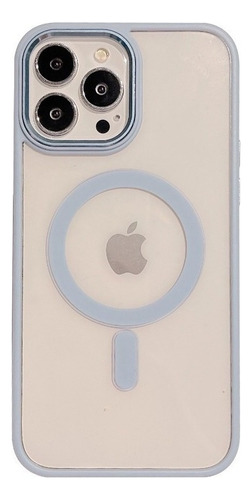 Para Iphone11 13 Caja Magnética Transparente Esmerilada Del