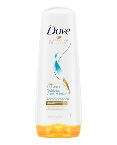 Acondicionador Dove Nutricion Oleo Micelar 400 Ml