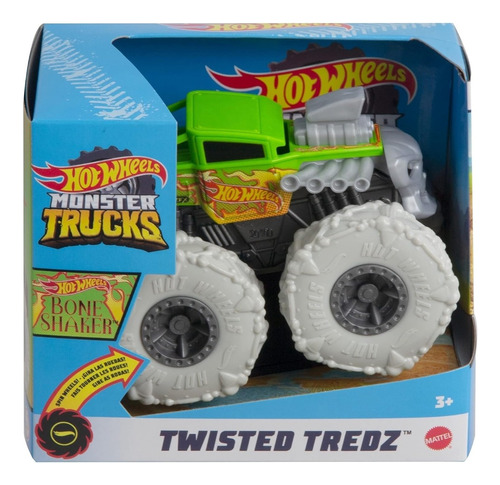 Hot Wheels Monster Trucks Bone Shaker Twisted Tredz Mattel