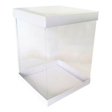Caja Decorativa De Acetato Grande 27x30 Cm