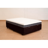 Cama Box Baú Casal Serenelife - Suede Marrom