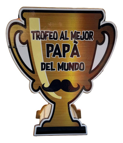 Caja Decorativa Trofeo Regalo Para Papá 25x19x9cm 