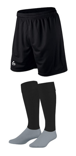 Kit X 18: Shorts + Medias Stripes Gol De Oro Pro Elite