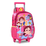 Mochila De Rodinhas Maria Clara E Jp Escolar Infantil - Clio