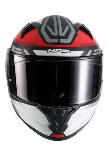 Casco Mac Speed Control Gris Bla Roj Xl - Bondio