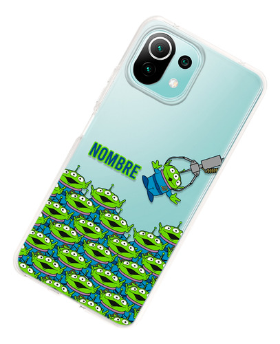 Funda Para Xiaomi Marcianitos Toy Story Personalizado Nombre