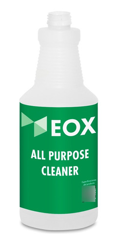 Botella De Plástico Multiuso All Purpose Cleaner Eox 1 L