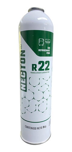 Lata Garrafa Gas Refrigerante R22 1kg Necton X 12 Unidades