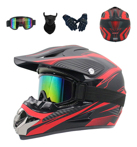 Casco Abatibles Motos Motocicleta Anti Niebla Espejo+dot