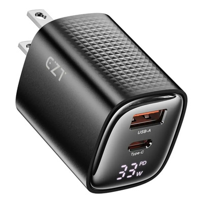 Cargador Carga Rápida Tipo C Y A De 33w Indicador De W Carga Inteligente Múltiple Protección Mayor Eficiencia Energética Doble Puerto para Galaxy S25\u002FS24\u002FS23, Portátil Compatible con iPhone Xiaomi | MercadoLibre
