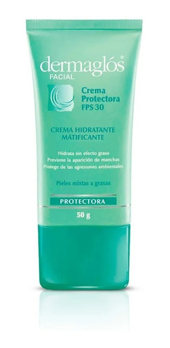 Dermaglós Facial Crema Protectora Fps30 Piel Mixta-grasa 50g