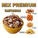 Mix De Castanha Caju, Pará, Amêndoas Nozes 1kg - Mix Premium