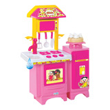 Cozinha Infantil Grande Torneira Sai Agua Geladeira Forninho