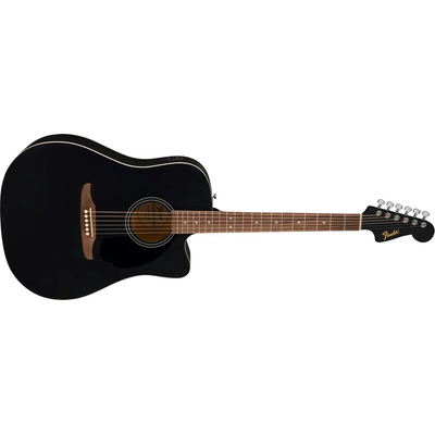 Guitarra Electroacústica Fender Redondo Ce Debut Negro Diestro Nogal Walnut