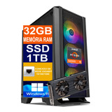 Pc Gamer Cpu Ryzen 5 5600g Ssd 1tb, 32gb Ddr4, Rtx 3060 12gb