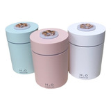 Mini Humidificador Flor Ambientador Led Con Colores