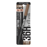 Delineador De Cejas Tattoo Brow Maybelline Color Café Claro